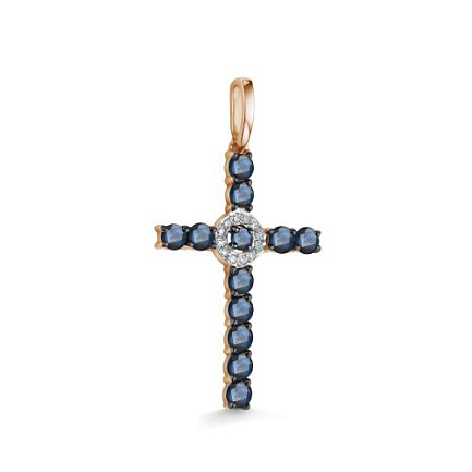 Крест из красного золота