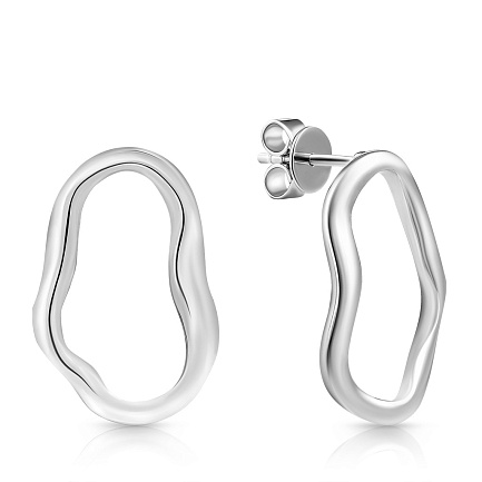 Пусеты из серебра