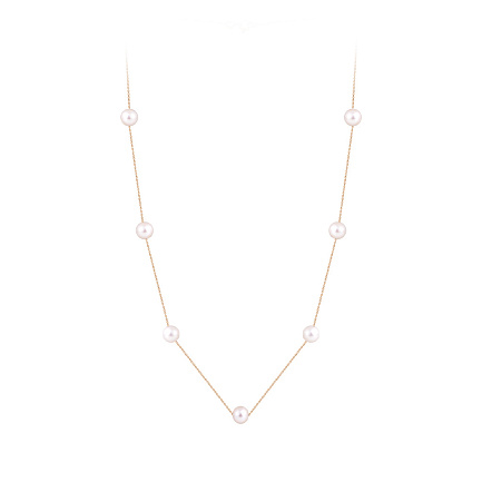 Колье из красного золота