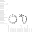 Серьги Пусеты из серебра