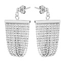 Пусеты из серебра