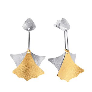 Пусеты из серебра