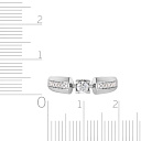 Кольцо из белого золота с бриллиантами