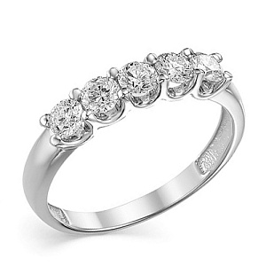 Кольцо из белого золота