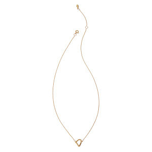 Колье из серебра с позолотой