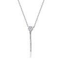 Колье из белого золота с бриллиантами