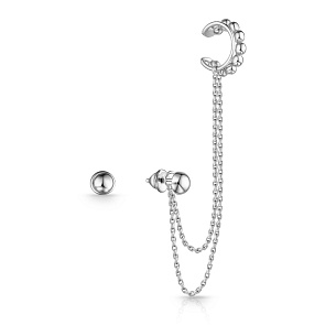 Серьги Пусеты из серебра