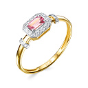 Кольцо из желтого золота с бриллиантами