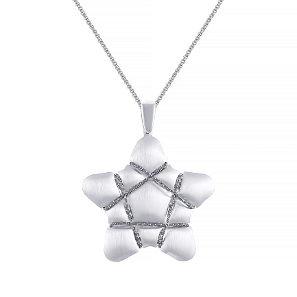 Колье из серебра