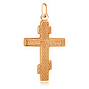 Крест из красного золота