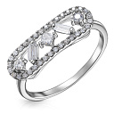 Кольцо из белого золота с бриллиантами