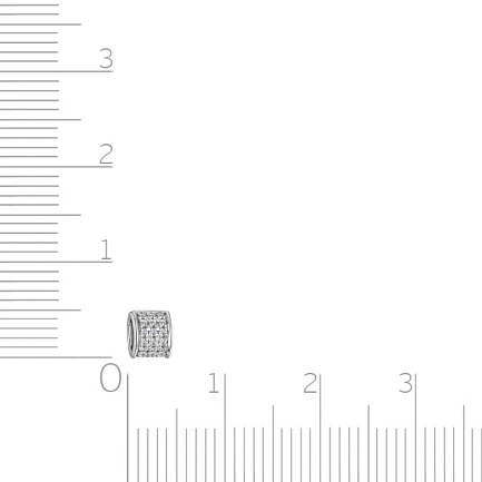 Подвеска из белого золота с бриллиантами