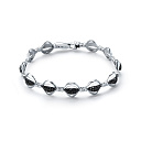 Браслет декоративный из белого золота с бриллиантами