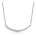 Колье из белого золота с бриллиантами