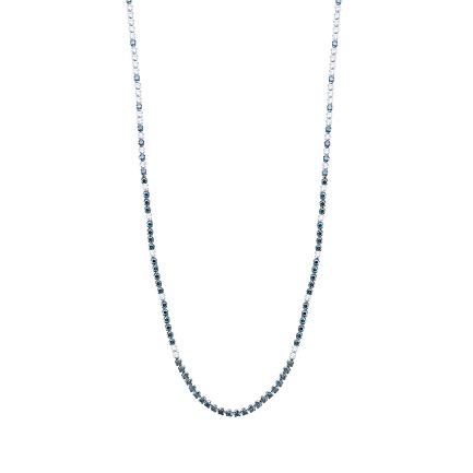 Колье из белого золота с бриллиантами