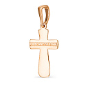 Подвеска из красного золота с бриллиантами