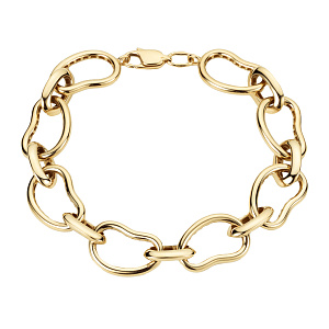 Браслет декоративный из желтого золота