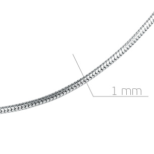 Цепь автомат из серебра