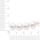 Бусы из красного золота с жемчугом