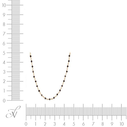 Колье из желтого золота с бриллиантами