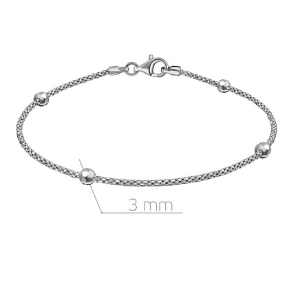 Цепь декоративная из серебра