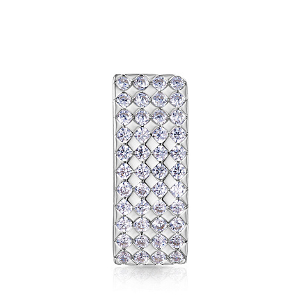 Подвеска из серебра с фианитом