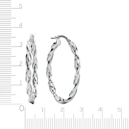 Серьги из серебра