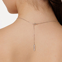 Колье из серебра с фианитами