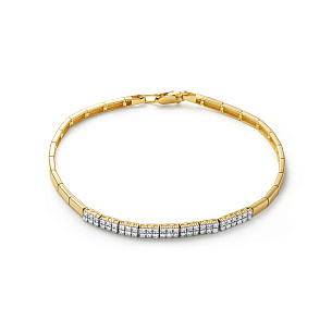 Браслет из золота с бриллиантом