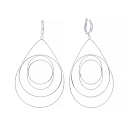 Серьги из серебра