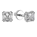 Серьги из белого золота с бриллиантами