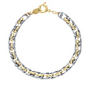 Браслет декоративный из желтого золота