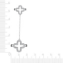 Кольцо из серебра с фианитом