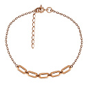 Браслет декоративный из красного золота