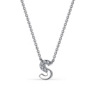 Колье из серебра с фианитами