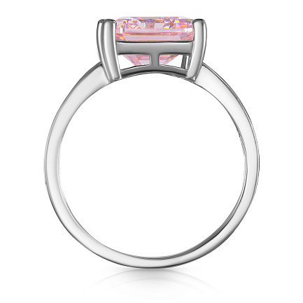 Кольцо из серебра с фианитом