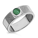 Кольцо из серебра с ониксом