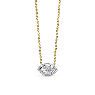 Колье из золота с бриллиантом