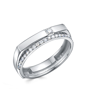 Кольцо из платины с бриллиантом