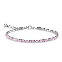 Браслет из серебра с фианитом