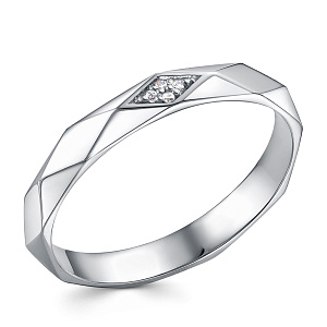 Кольцо из платины с бриллиантами