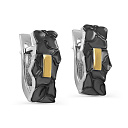 Серьги с английским замком из серебра