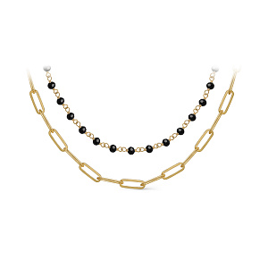 Колье из серебра