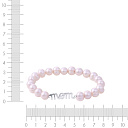 Браслет декоративный из серебра с жемчугом