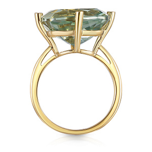 Кольцо из желтого золота с бриллиантами