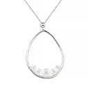 Подвеска из серебра с жемчугом