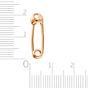 Булавка детская из красного золота