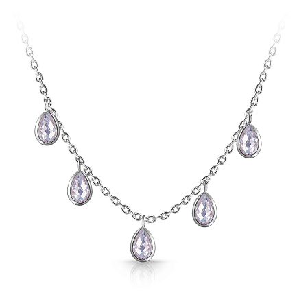 Колье из серебра