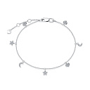 Браслет из белого золота с бриллиантами