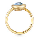 Кольцо из желтого золота с топазом